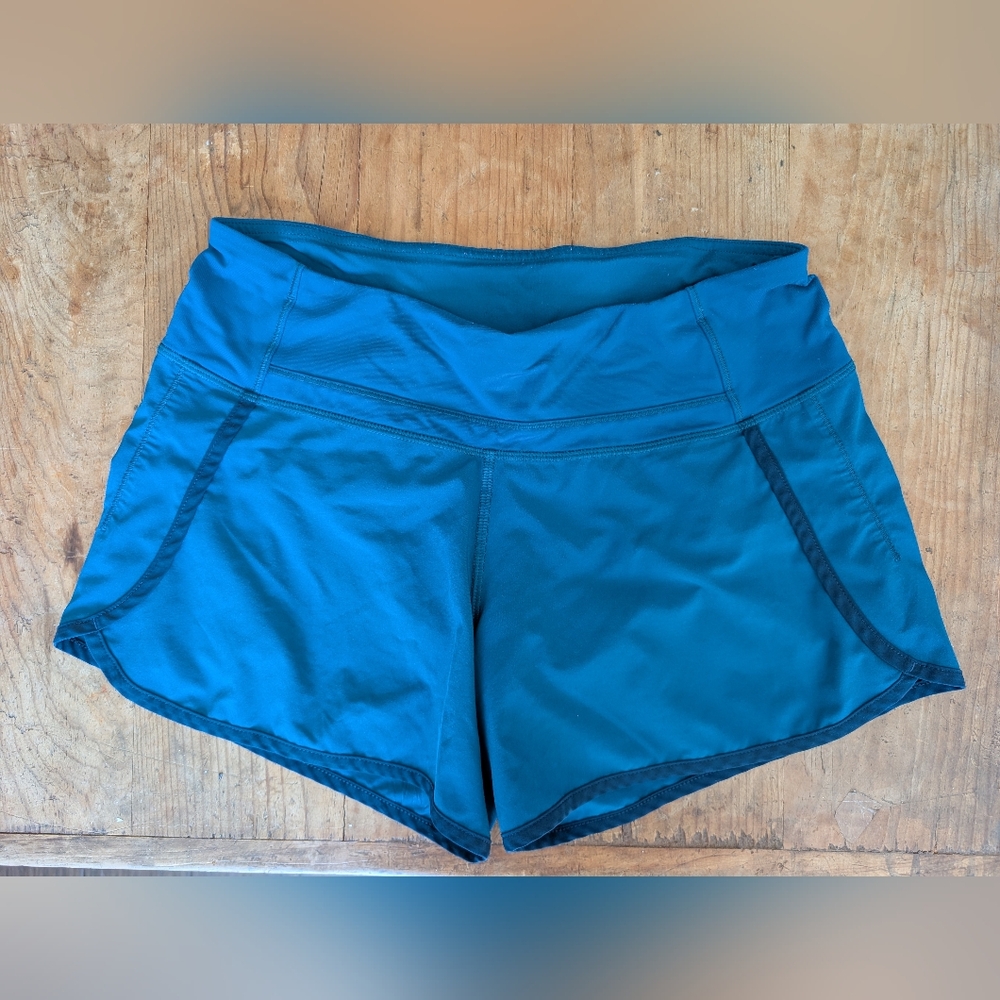 Lululemon Teal Shorts Size 4